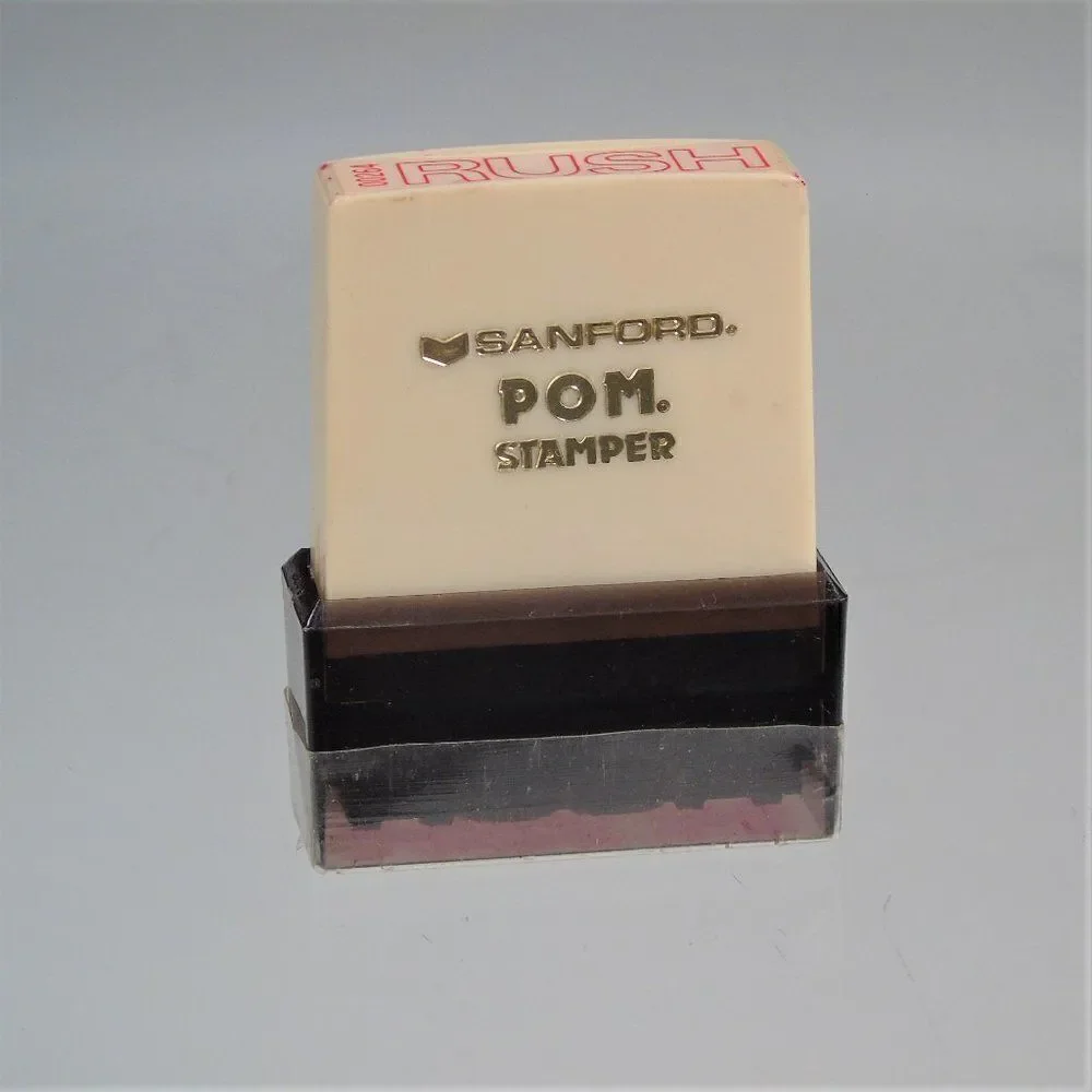 Vintage Office Stampers Cash & Rush